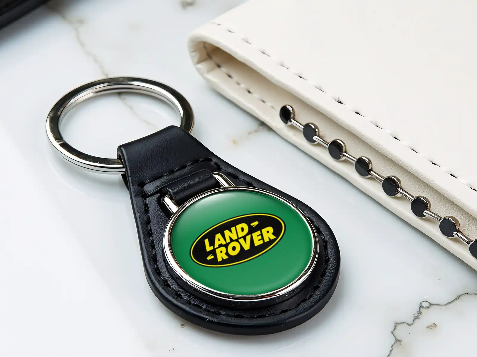 Land Rover Portachiavi In Pelle Stile Robusto Edizione Limitata